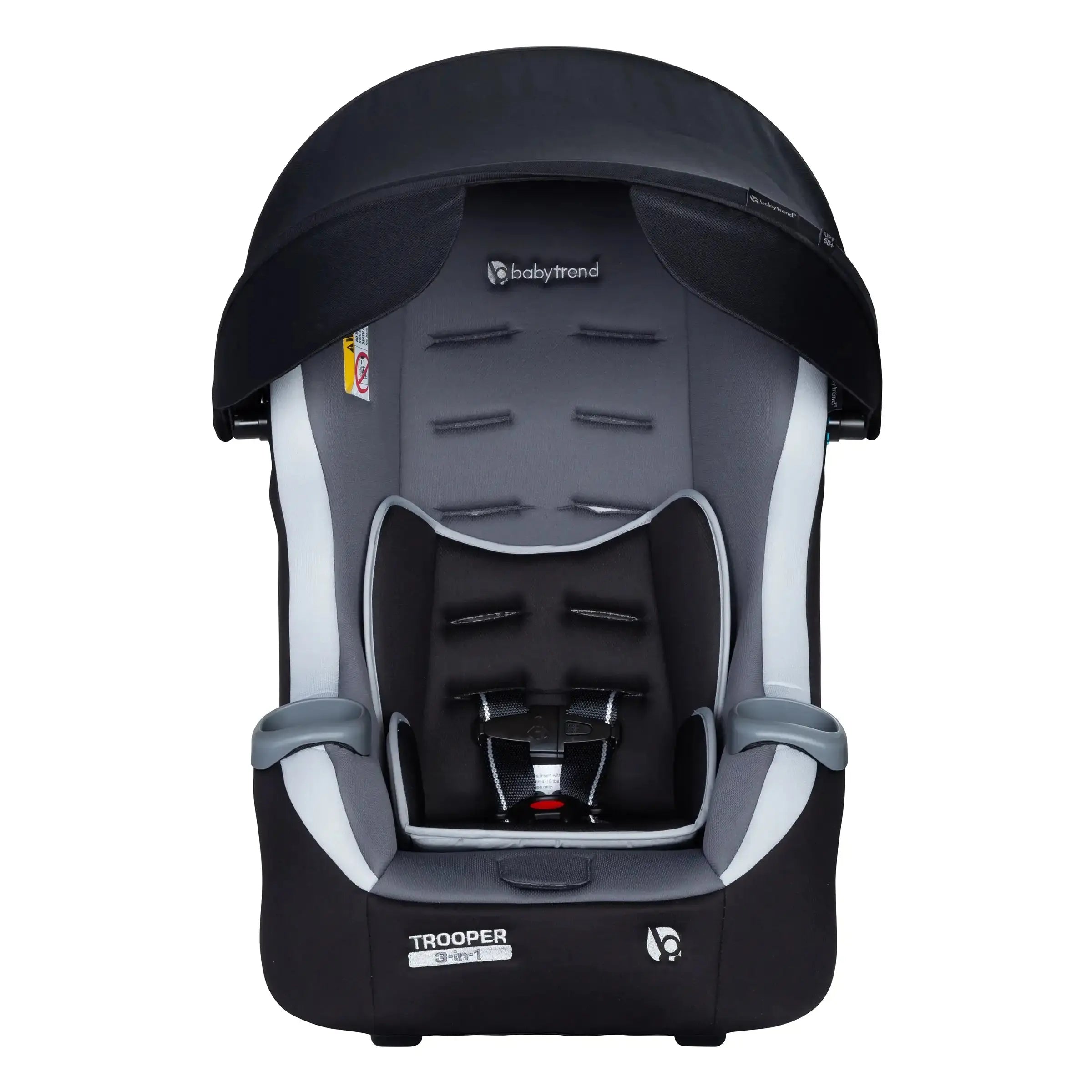 Trooper™ PLUS 3-in-1 Convertible Car Seat with Canopy - Safe & Comfortable Infant to Toddler Car Seat for Boys & Girls - Perfect for Travel, Daily Commute & Road Trips