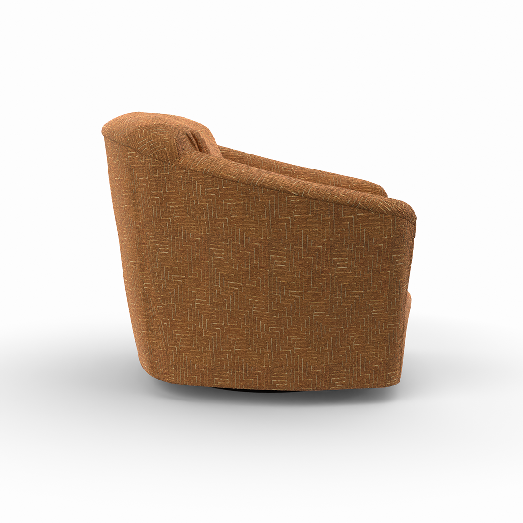 Camden Swivel Glider Recliner Chair - 360 Degree Rotating Rocker with Ottoman, Plush Comfort for Living Room, Nursery & Bedroom - Perfect for Nursing, Reading & Relaxing