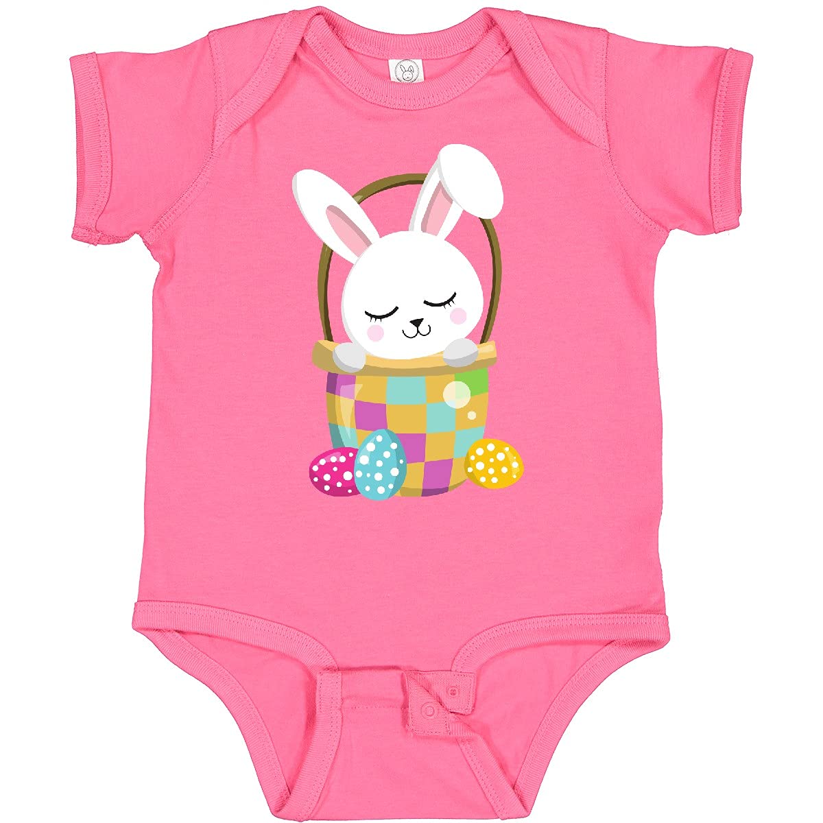 Cute Easter Bunny Baby Bodysuit for Easter Egg Hunt