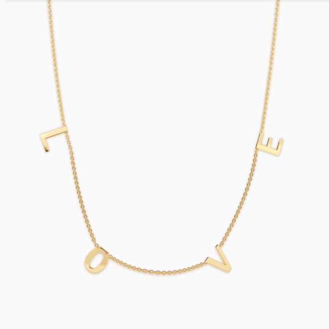 Love Letter Necklace for Women - Romantic Heart Pendant Jewelry Gift for Her - Perfect for Anniversaries, Valentine's Day & Special Occasions