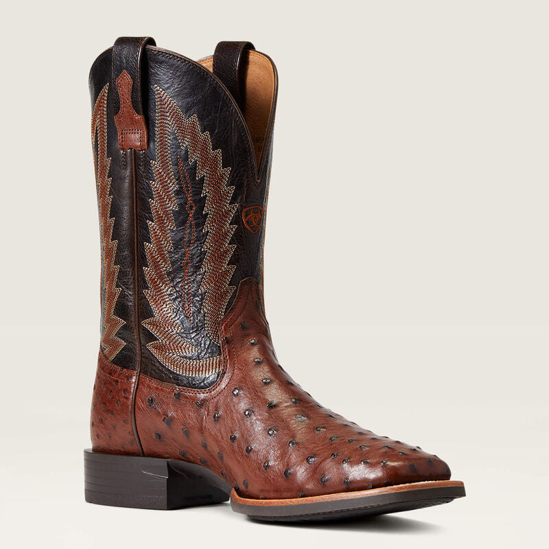Quantum Primo Western Boots for Men - Genuine Leather Cowboy Boots with Comfortable Cushioning | Perfect for Rodeo, Country Dancing & Western Fashion