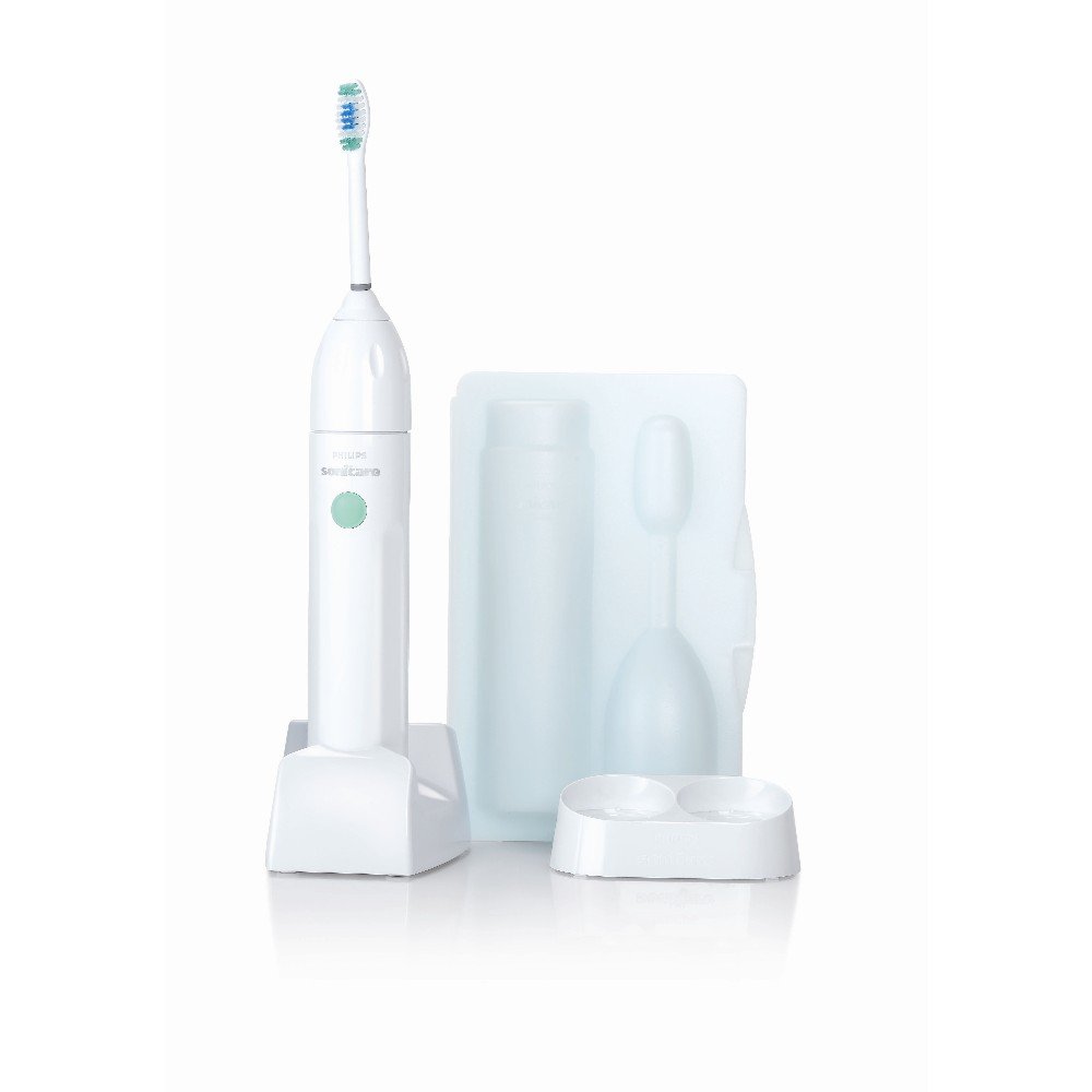 Philips Sonicare HX5351/46 Essence 5300 Electric Toothbrush - Sonic Technology, 2 Brush Heads, White - Perfect for Travel & Daily Oral Care