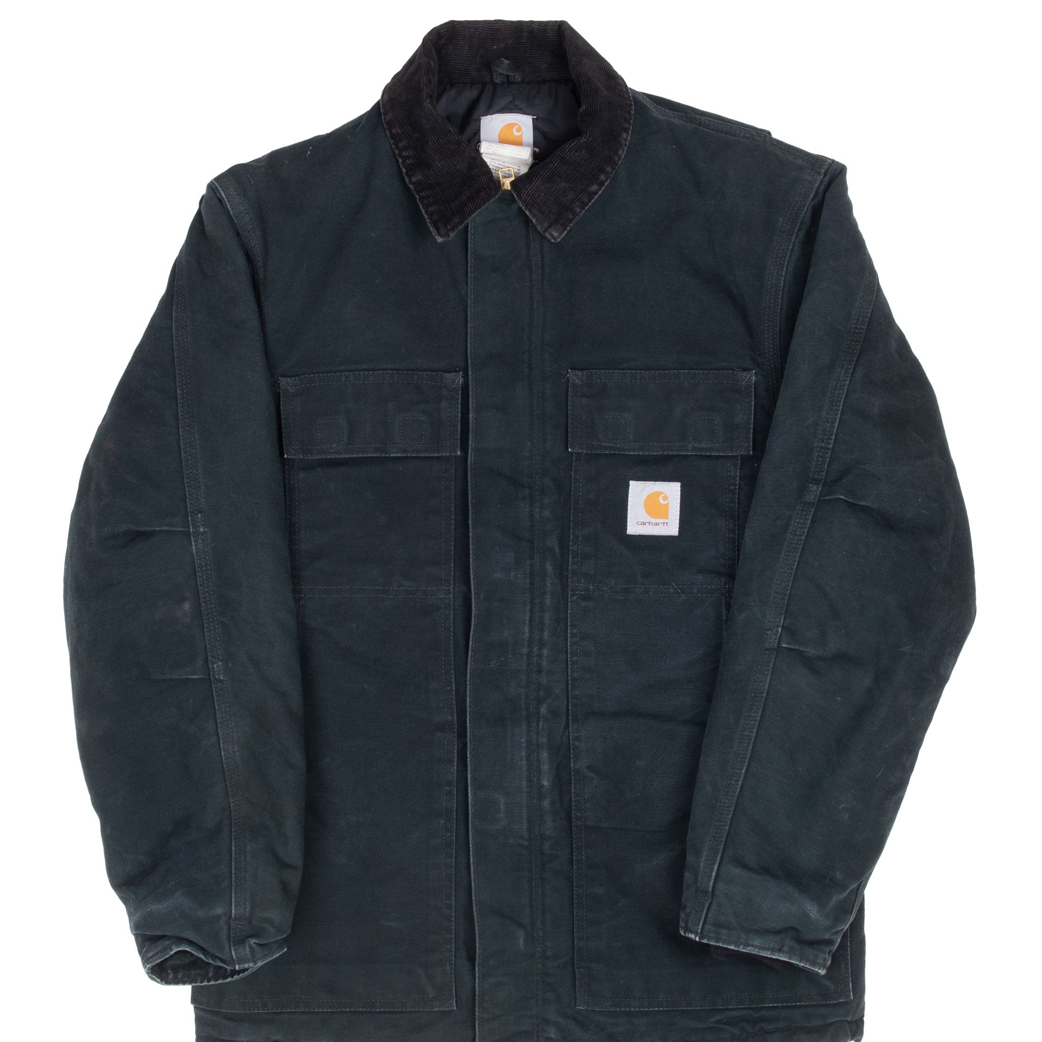Vintage Carhartt Traditional Arctic Quilt Jacket C03BLK 2000s Size 36 Made in USA - Warm Workwear for Outdoor Activities, Hunting & Winter Adventures