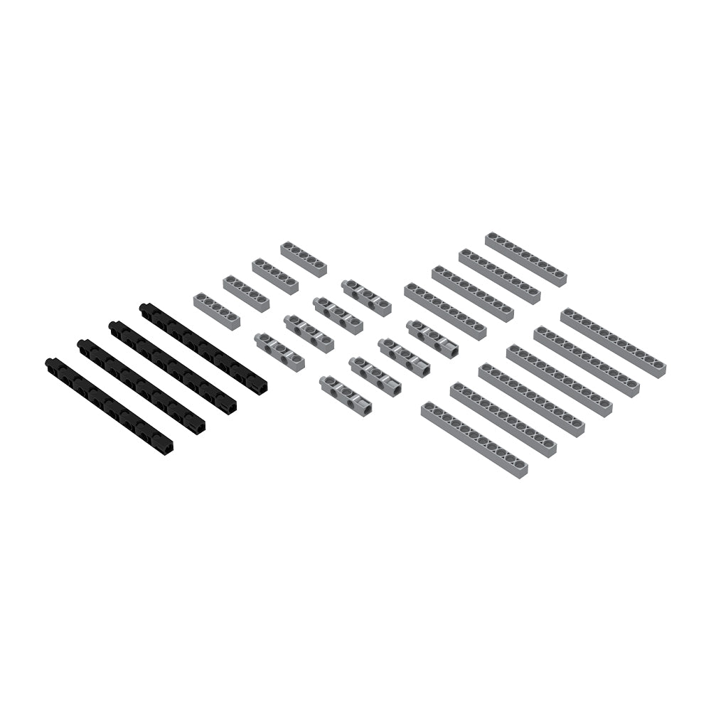 Micro:Bit Robotics Workshop Rods Component Pack - 26 Assorted Building Rods for STEM Education & DIY Robot Projects | Perfect for Classroom Learning & Home Maker Spaces