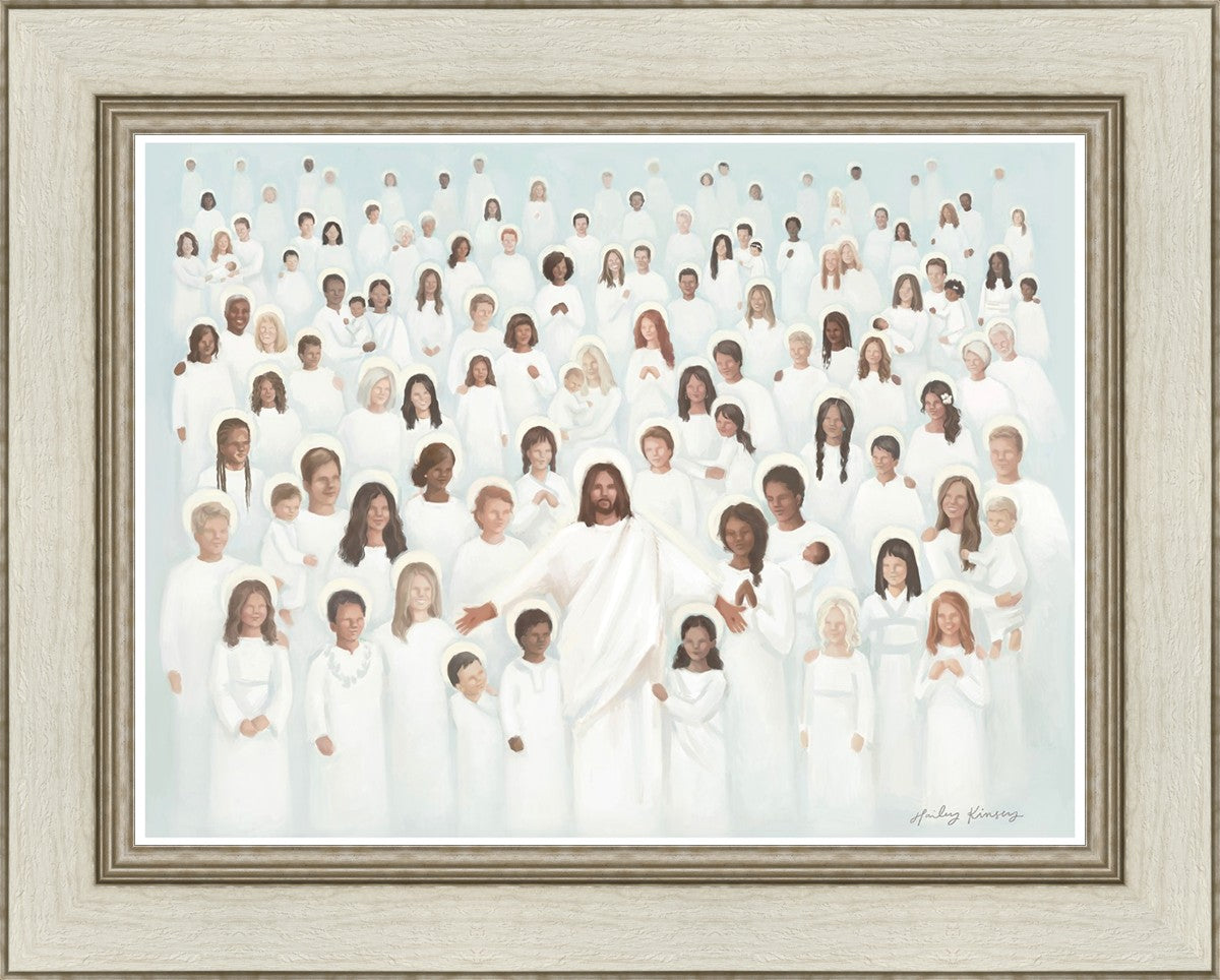 Body Of Christ By Hailey Kinsey - Inspirational Christian Wall Art for Home & Church Decor - Perfect for Living Room, Bedroom & Prayer Space