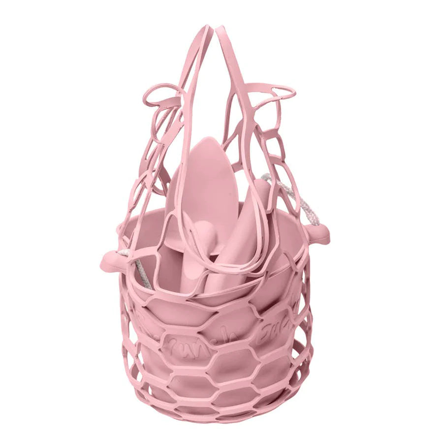 Scrunch Collapsible Kids Beach Bag - Waterproof Sand Toy Storage for Boys & Girls - Perfect for Pool, Beach Trips & Outdoor Play