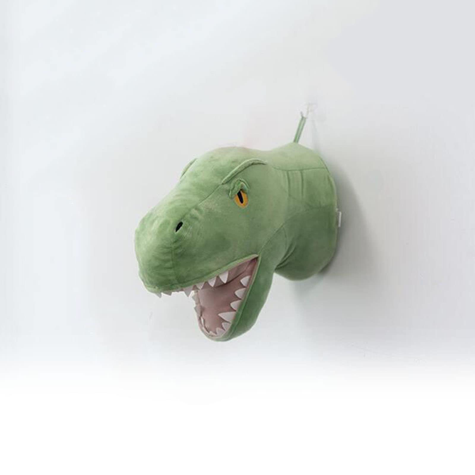 Dinosaur Stuffed Animal Head Wall Decor for Nursery & Kids Room - Soft Plush Dino Wall Hanging for Baby Bedroom, Playroom & Boys/Girls Room Decor | Perfect as Unique Wall Art, Themed Room Accent & Playful Home Decoration