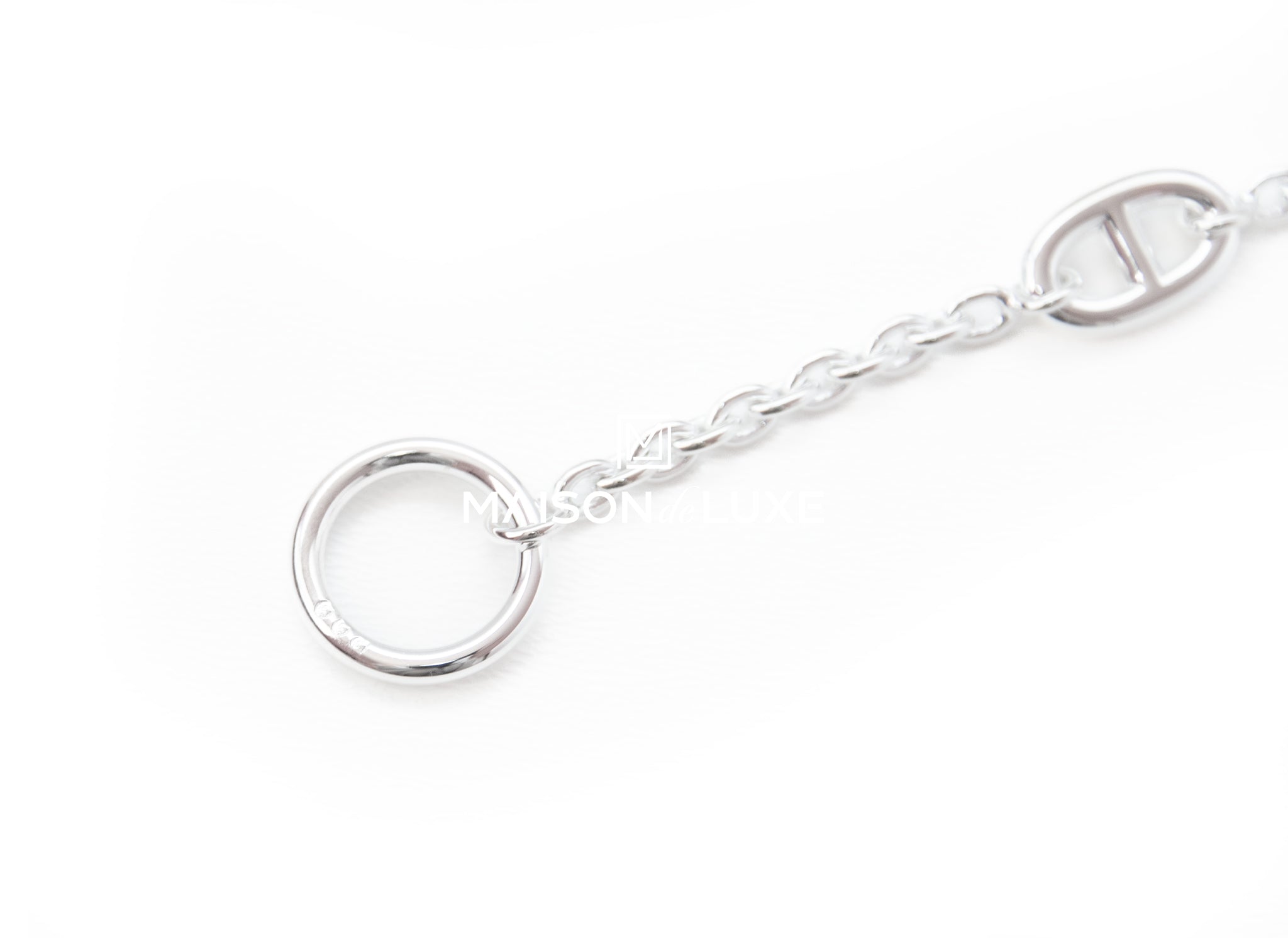 Hermes 925 Sterling Silver Farandole 160 Long Necklace for Women - Elegant Layered Jewelry for Party, Wedding & Everyday Wear