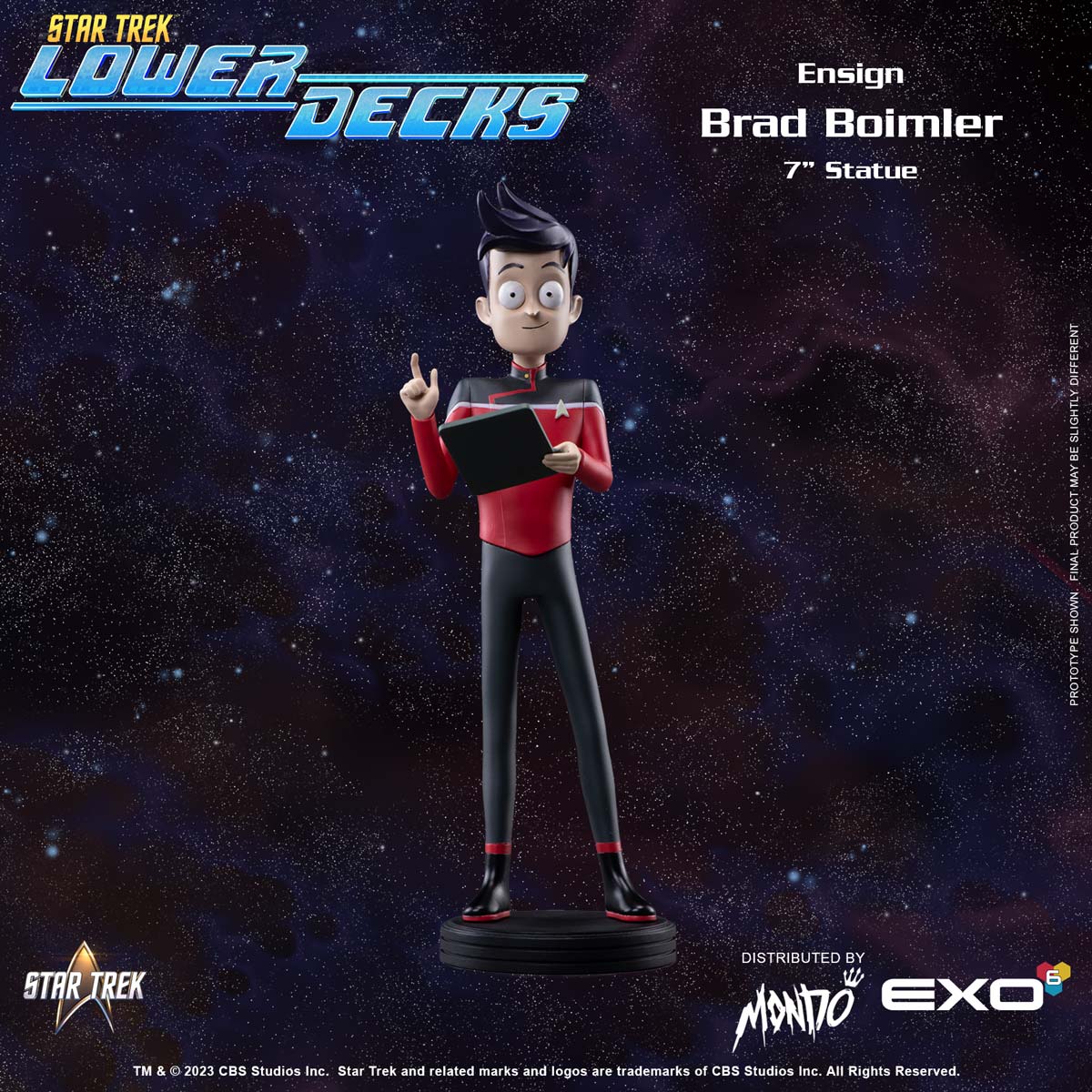Ensign Brad Boimler Star Trek: Lower Decks Collectible 7-Inch Action Figure - Perfect for Display, Gifts & Star Trek Fans