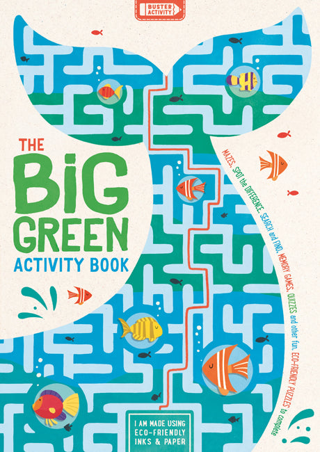 Big Green Activity Book for Kids - Fun & Educational Activities, Puzzles, and Games | Perfect for Travel, Classroom, and Home Learning