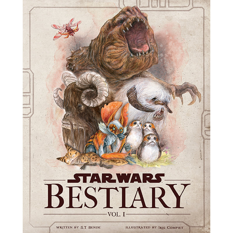 Star Wars Bestiary Book Vol. 1 - Official Illustrated Guide to Alien Species | Perfect for Fans, Collectors & Sci-Fi Enthusiasts | Great for Gifts, Cosplay Reference & Star Wars Lore Study