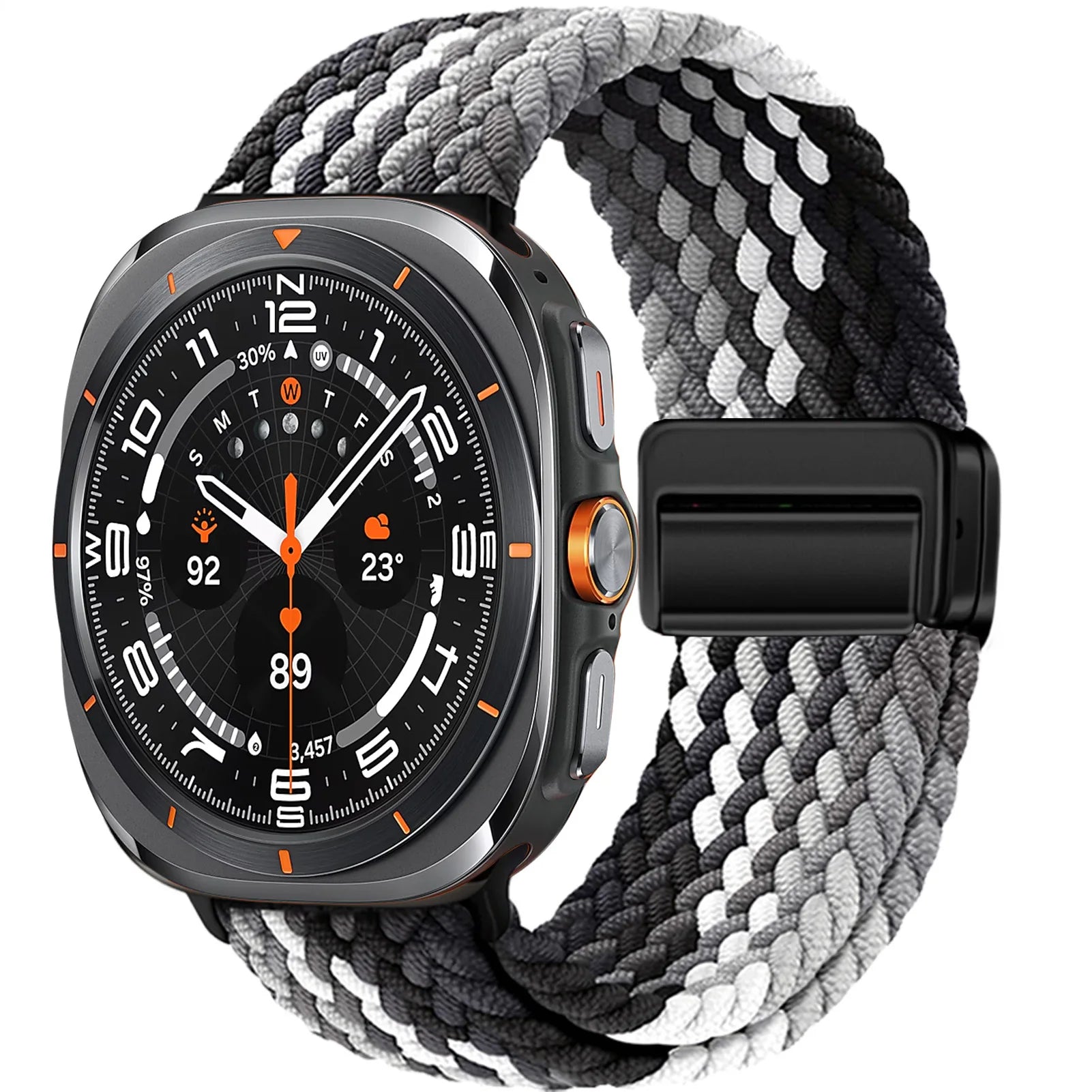 Braided Magnetic Loop Strap for Samsung Galaxy Watch Ultra - Durable & Adjustable Band for Sports, Workouts & Everyday Wear