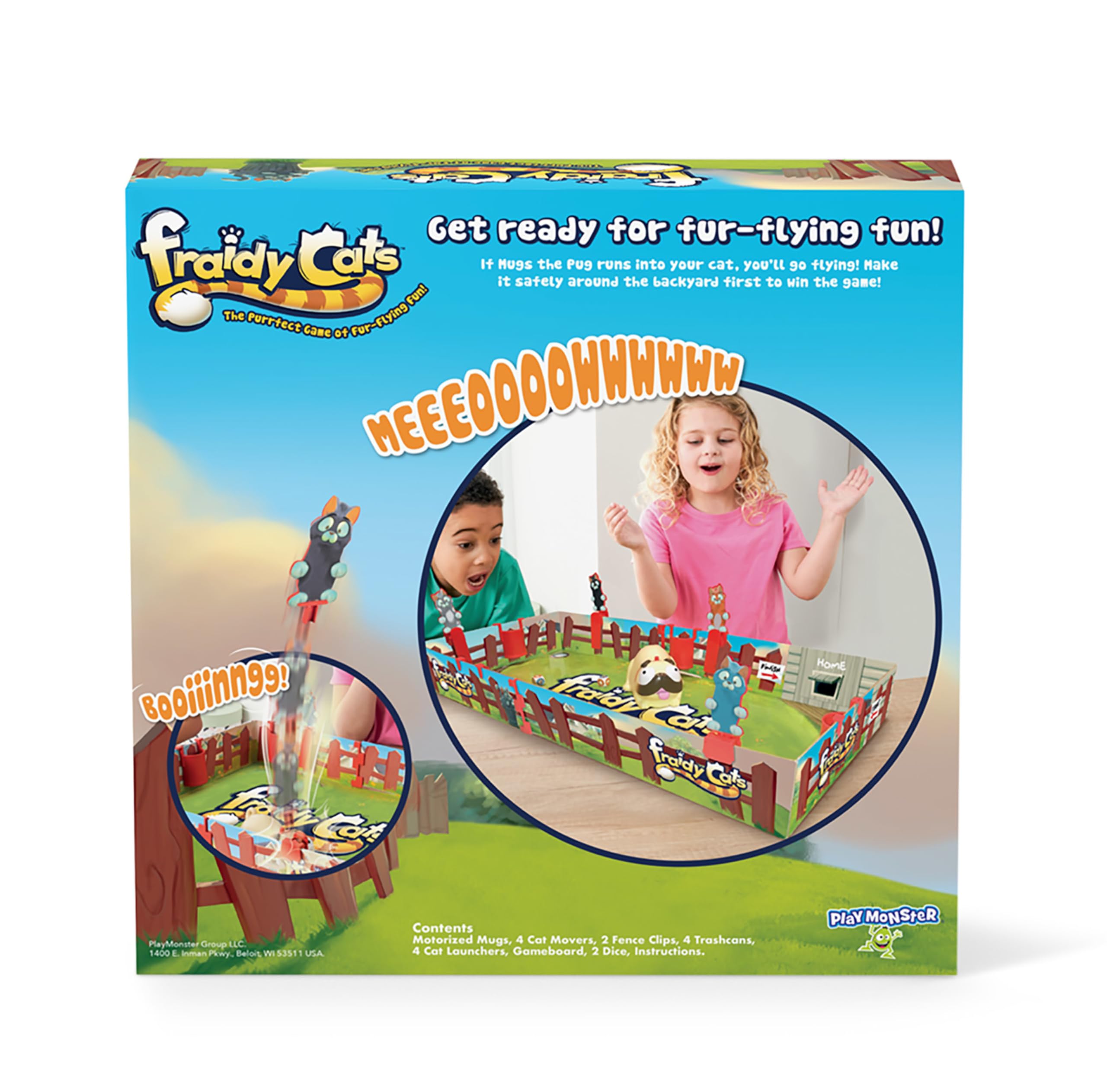 Fraidy Cats Interactive Board Game for Kids & Families - Fun Multiplayer Game for Ages 5+, Perfect for Family Game Night, Preschool Learning & Group Play - Great Gift for Kids Birthday Parties & Indoor Activities