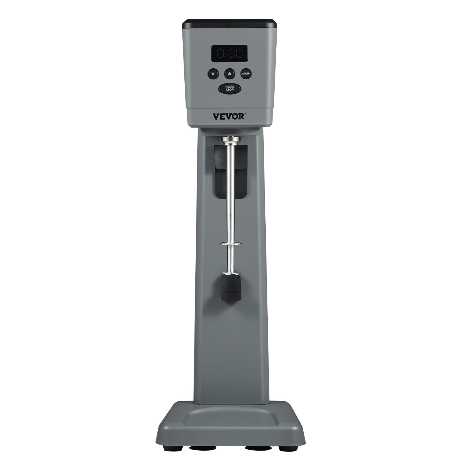 VEVOR 375W Commercial Electric Milkshake Maker Machine - Single Head Drink Mixer Blender with LED Display & 3-Speed Settings, Includes 820ml Stainless Steel Cup - Perfect for Restaurants, Cafes, Ice Cream Shops & Home Use