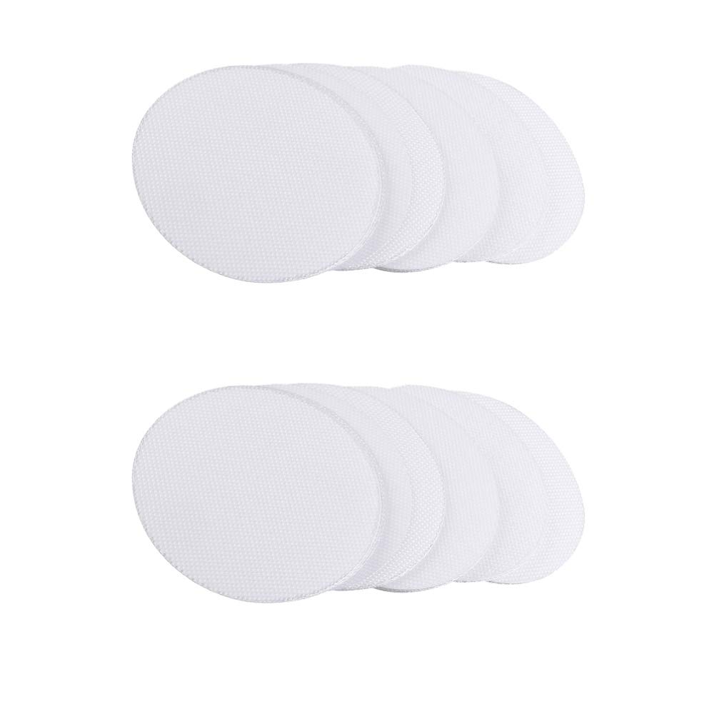 TOPBATHY 10-Pack Anti-Slip Bath & Shower Stickers - Non-Skid Safety Floor Decals for Bathtub, Bathroom & Kitchen Tiles - Prevent Falls on Wet Surfaces (Perfect for Elderly & Kids Safety)
