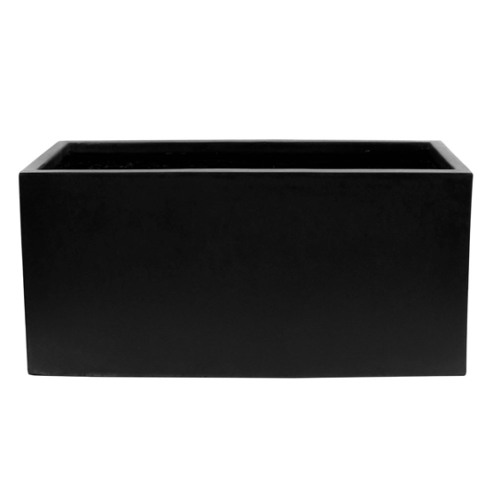 Waihou Black Outdoor Planter Large - Durable Garden Flower Pot for Patio, Balcony & Backyard Decor | Weather-Resistant Planter for Plants, Flowers & Succulents