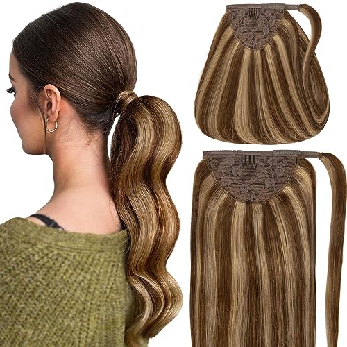 P#4-27 Medium Brown with Blonde