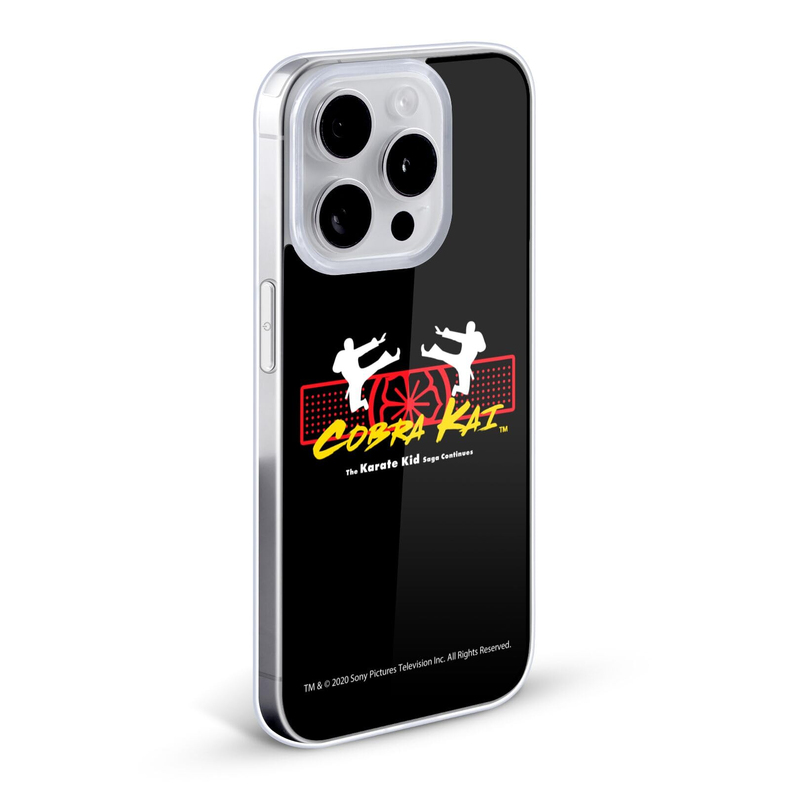 Official Cobra Kai Karate Kid Saga Logo iPhone X/Xs Soft Gel Case - Durable Protective Cover for Martial Arts Fans & Movie Lovers - Perfect for Training, Gifts & Everyday Use