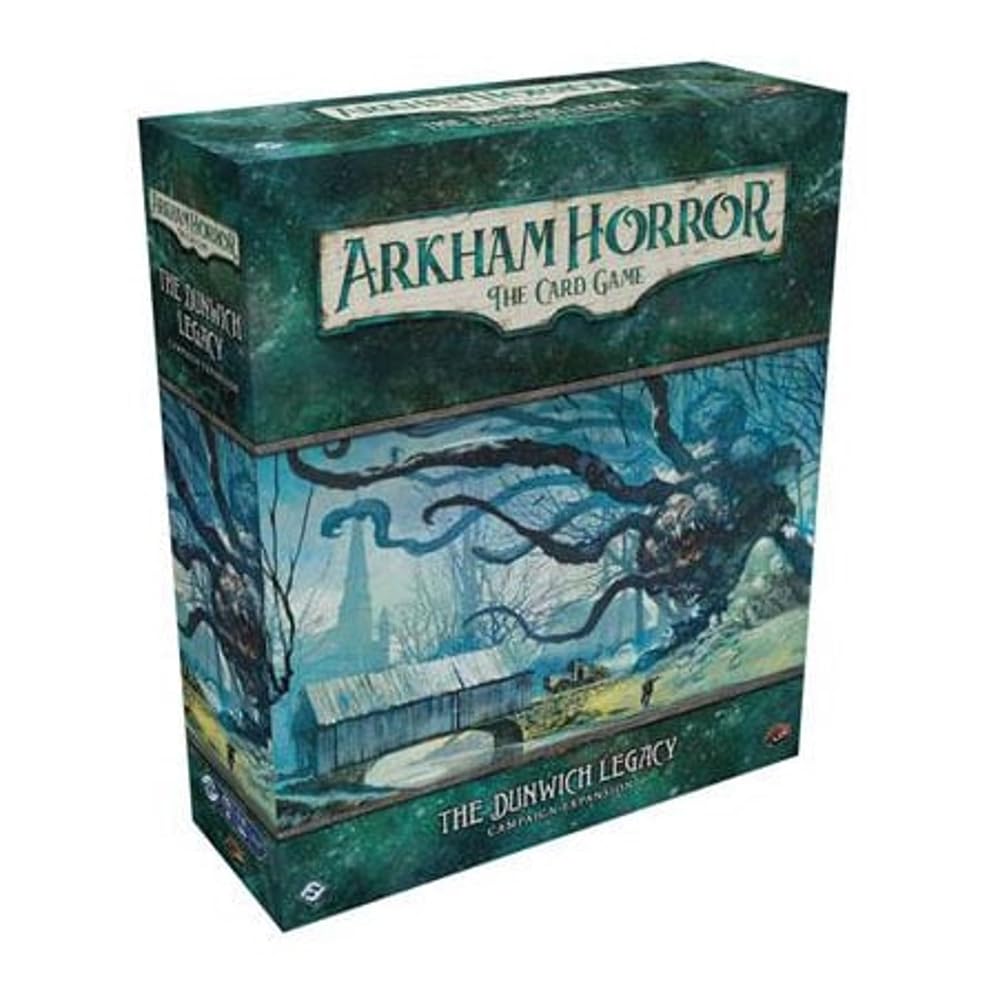 Fantasy Flight Games Arkham Horror The Card Game: The Dunwich Legacy Campaign Expansion - Lovecraftian Cooperative LCG | Ages 14+ | 1-4 Players | 1-2 Hour Playtime | Horror Board Game Expansion | Perfect for Game Nights & Lovecraft Fans