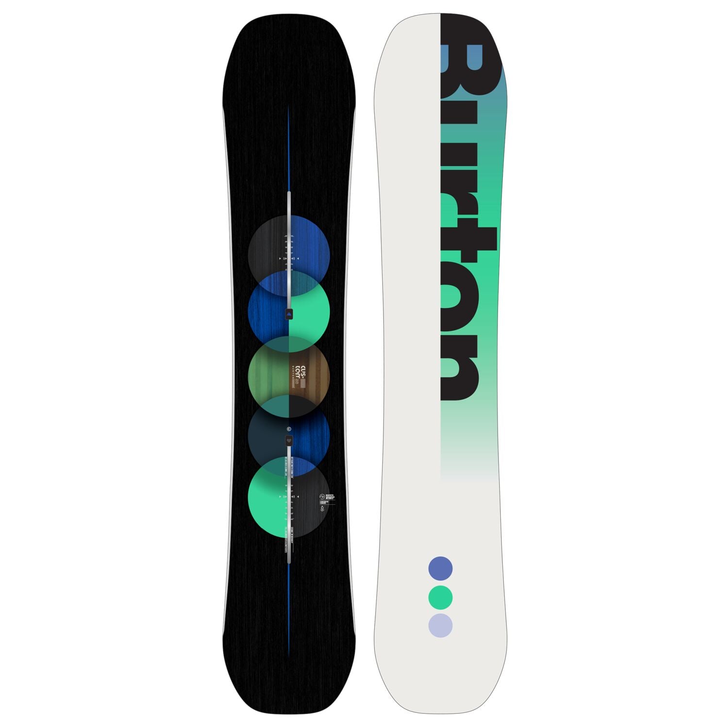 Burton Custom Snowboard 2025 - All-Mountain Freestyle Snowboard for Men & Women | Perfect for Powder, Park & Pipe Riding | Durable Construction for Advanced Riders