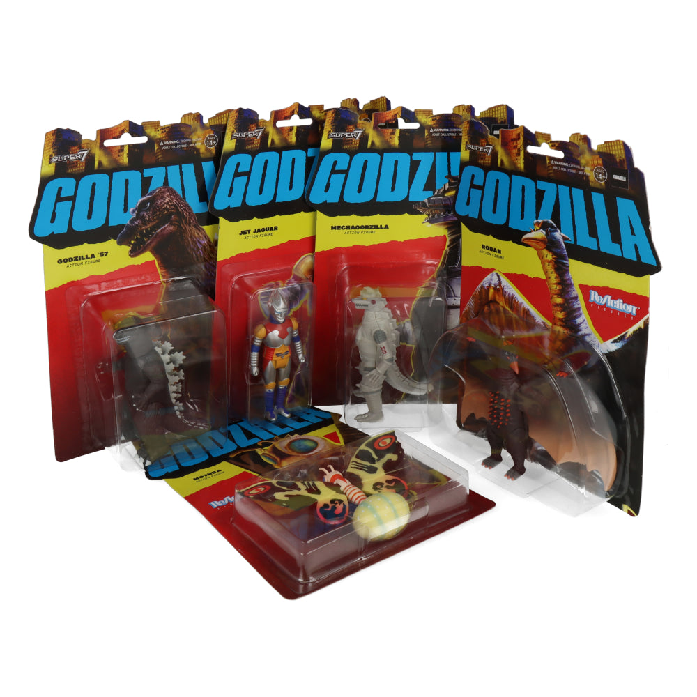 Official Toho Godzilla ReAction Figure - Classic Movie Monster Collectible for Fans & Display - Perfect for Home Decor, Gifts, and Pop Culture Collections