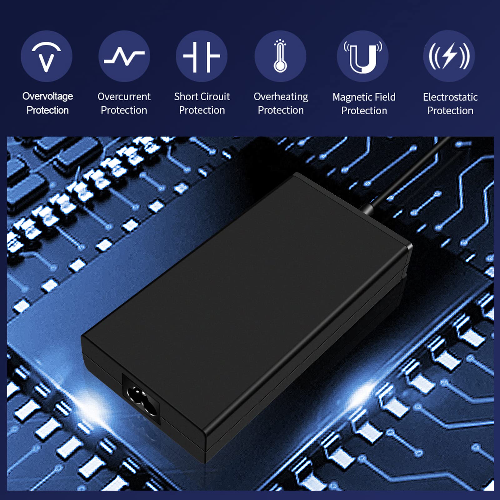 135W AC Power Adapter for Acer Nitro 5 AN515/Nitro V 15 16 Gaming Laptop - Compatible with Models N18C3 N18C4 & ADP-135KB T Power Supply - Perfect for Gaming, Work & Travel Charging