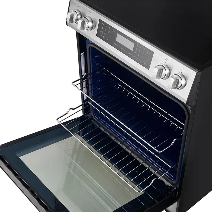 Forno Espresso Donatello 30 Inch Slide-In Induction Range with 5 Burners - FFSIN0905 | Energy Efficient Electric Stove for Modern Kitchens | Perfect for Baking, Cooking & Entertaining