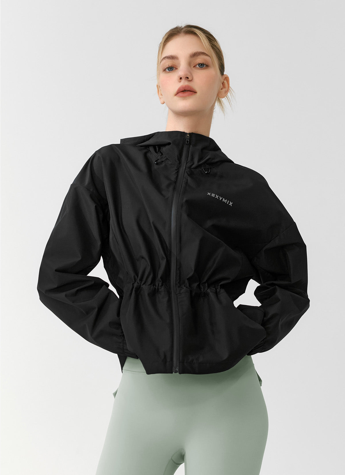 Hot Burning Lightweight Hooded Jacket for Men & Women - Waterproof Windproof Outdoor Hiking, Camping, Running, Cycling