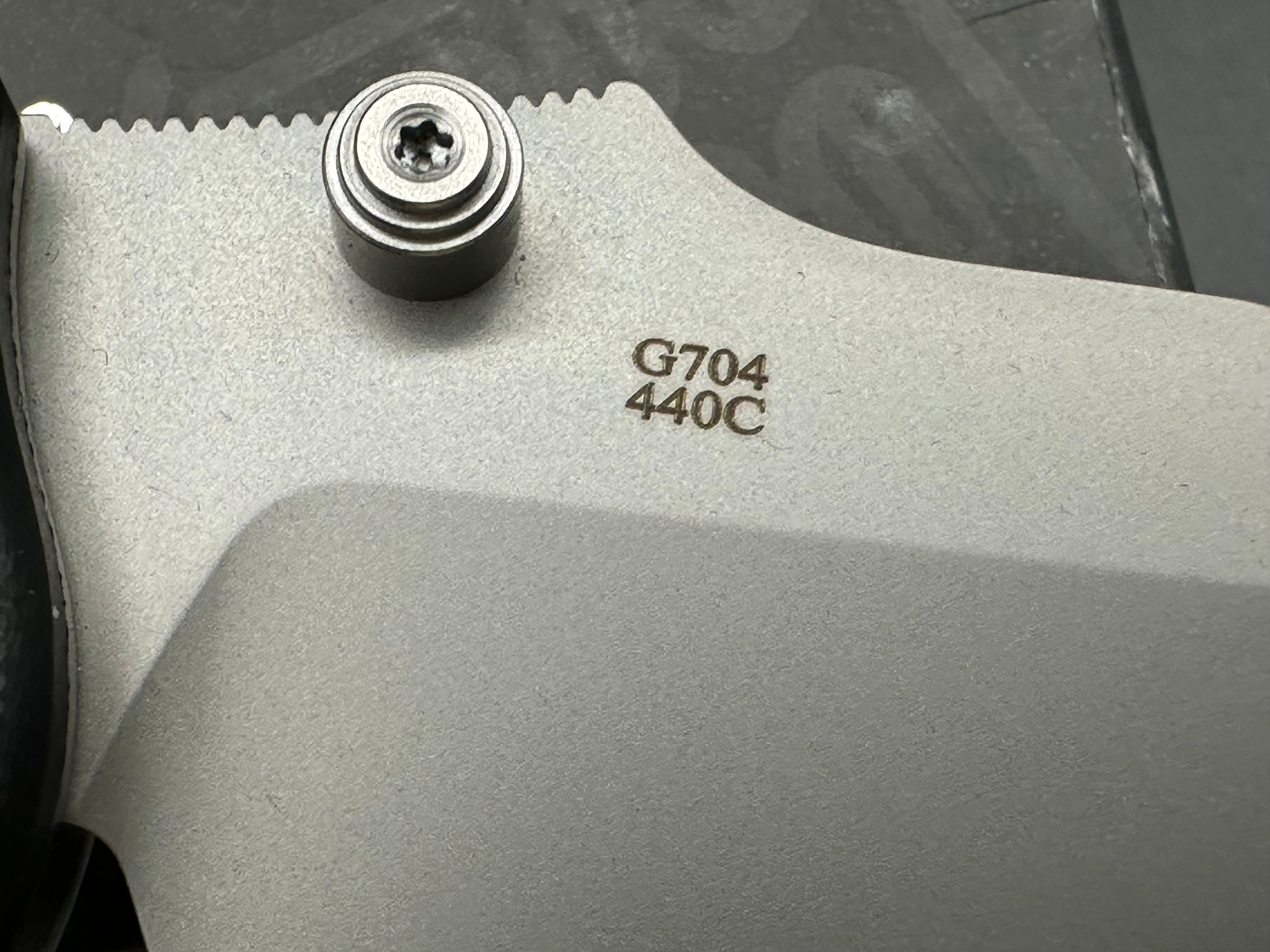 Ganzo G704 BK Folding Knife - 3.35