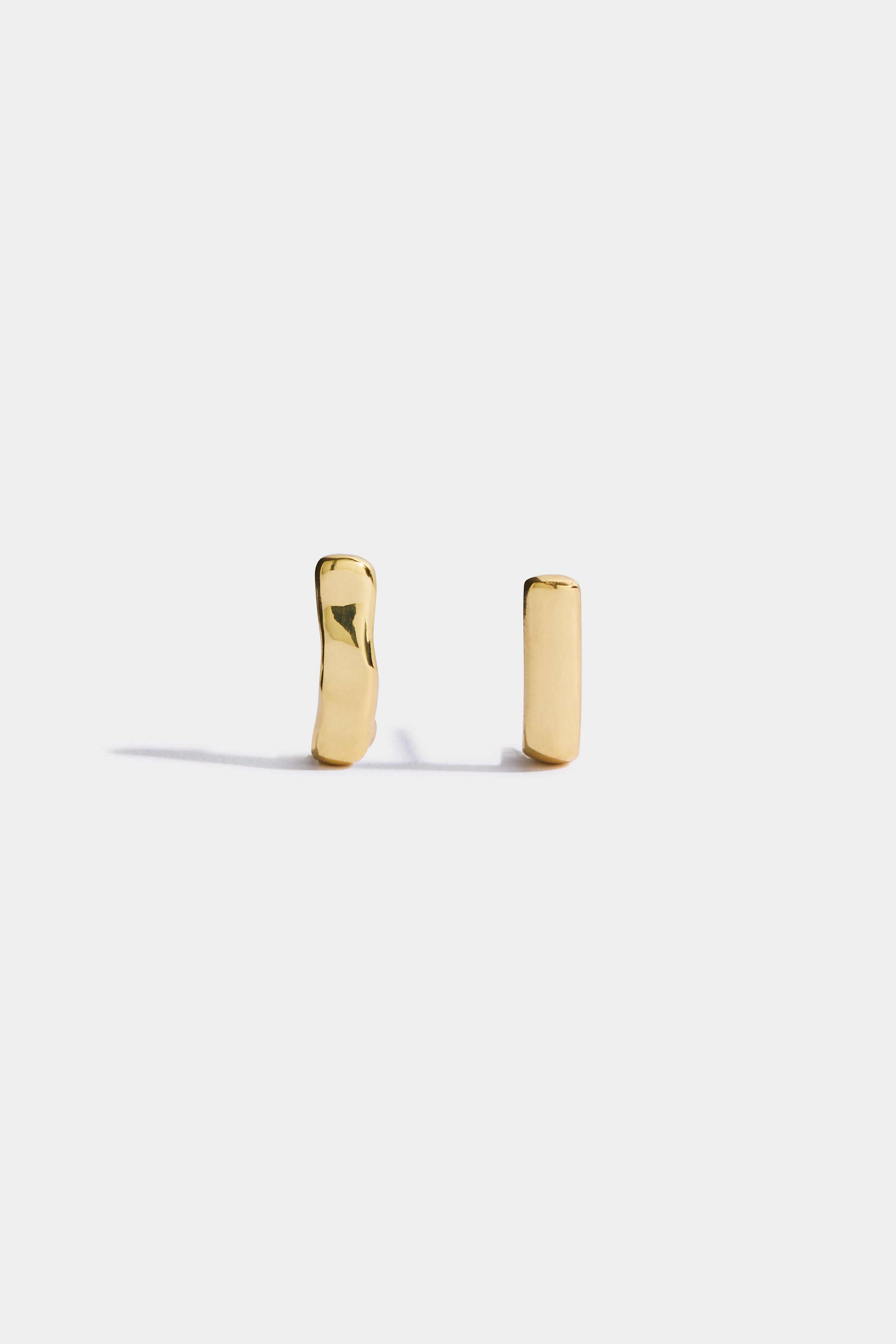Aulenti Half Hoop Earrings for Women - 14K Gold Plated Minimalist Dainty Huggie Hoops - Perfect for Everyday Wear, Work & Special Occasions