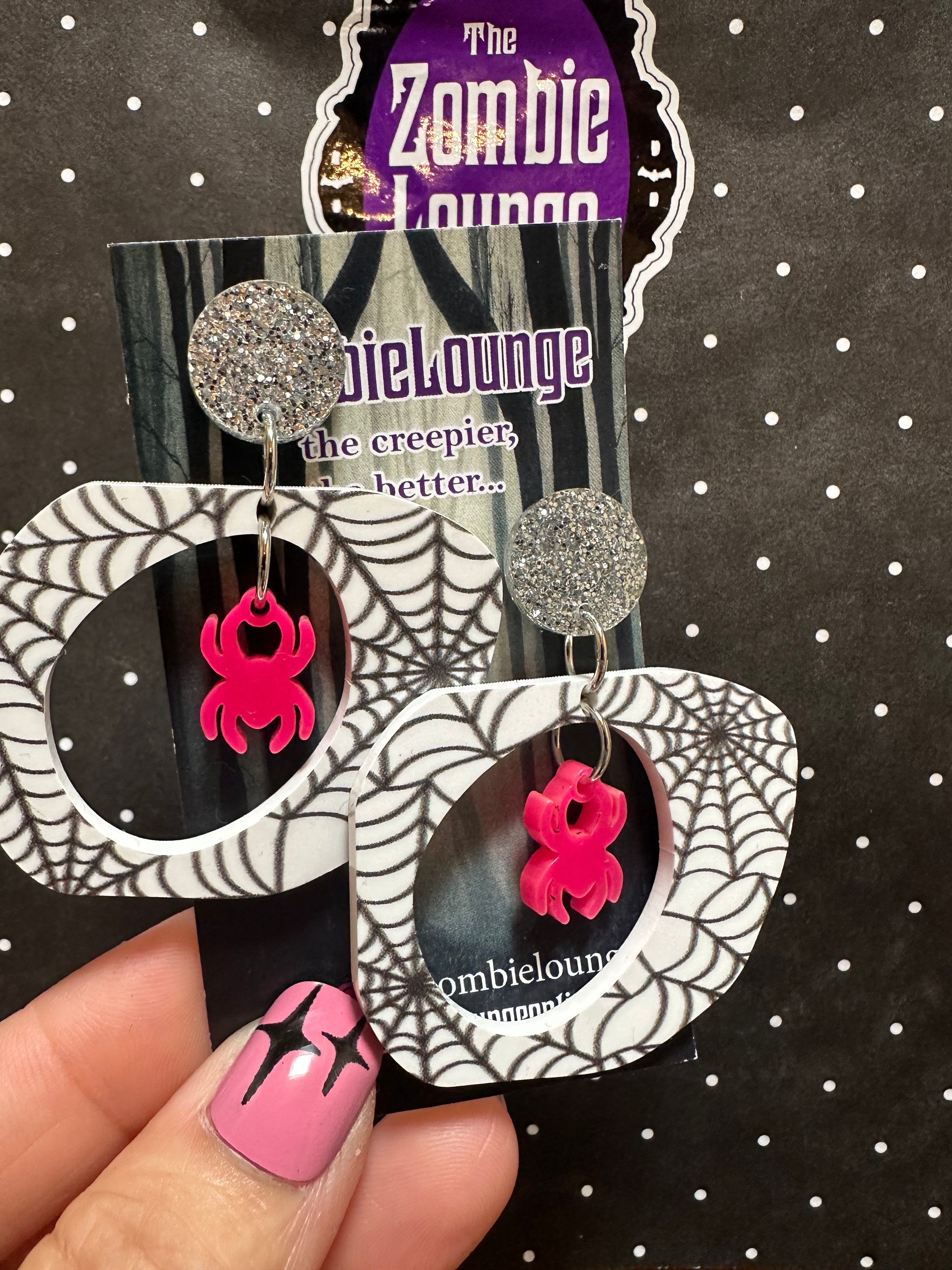 Vintage Halloween Earrings for Women - Mid Century Style Dangle Drop Earrings for Costume Parties & Holiday Festivals