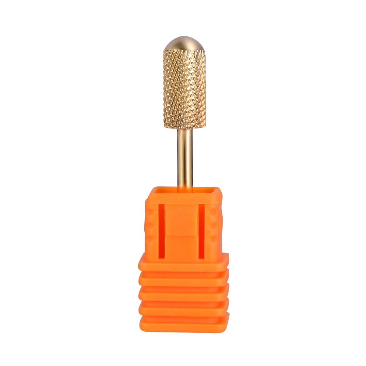 EXCLUZO Gold Plated Steel Nail Drill Bit for Electric Manicure Machine - Professional Salon Quality Nail Art Tool for Acrylic, Gel & Natural Nails - Perfect for Home & Professional Nail Care