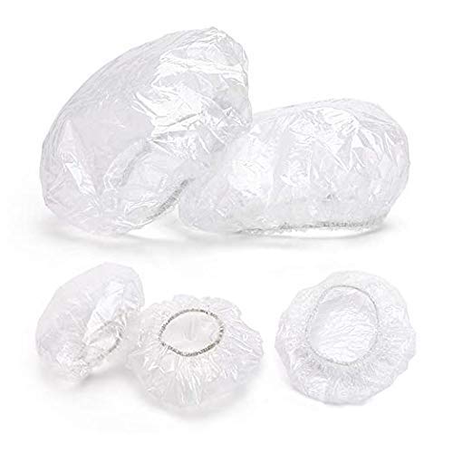 100 Pcs Waterproof Ear Protectors for Shower, Bathing & Hair Dye - Reusable Spa Ear Covers for Home, Hotel & Salon Use - Keep Ears Dry During Swimming, Washing Hair & Beauty Treatments
