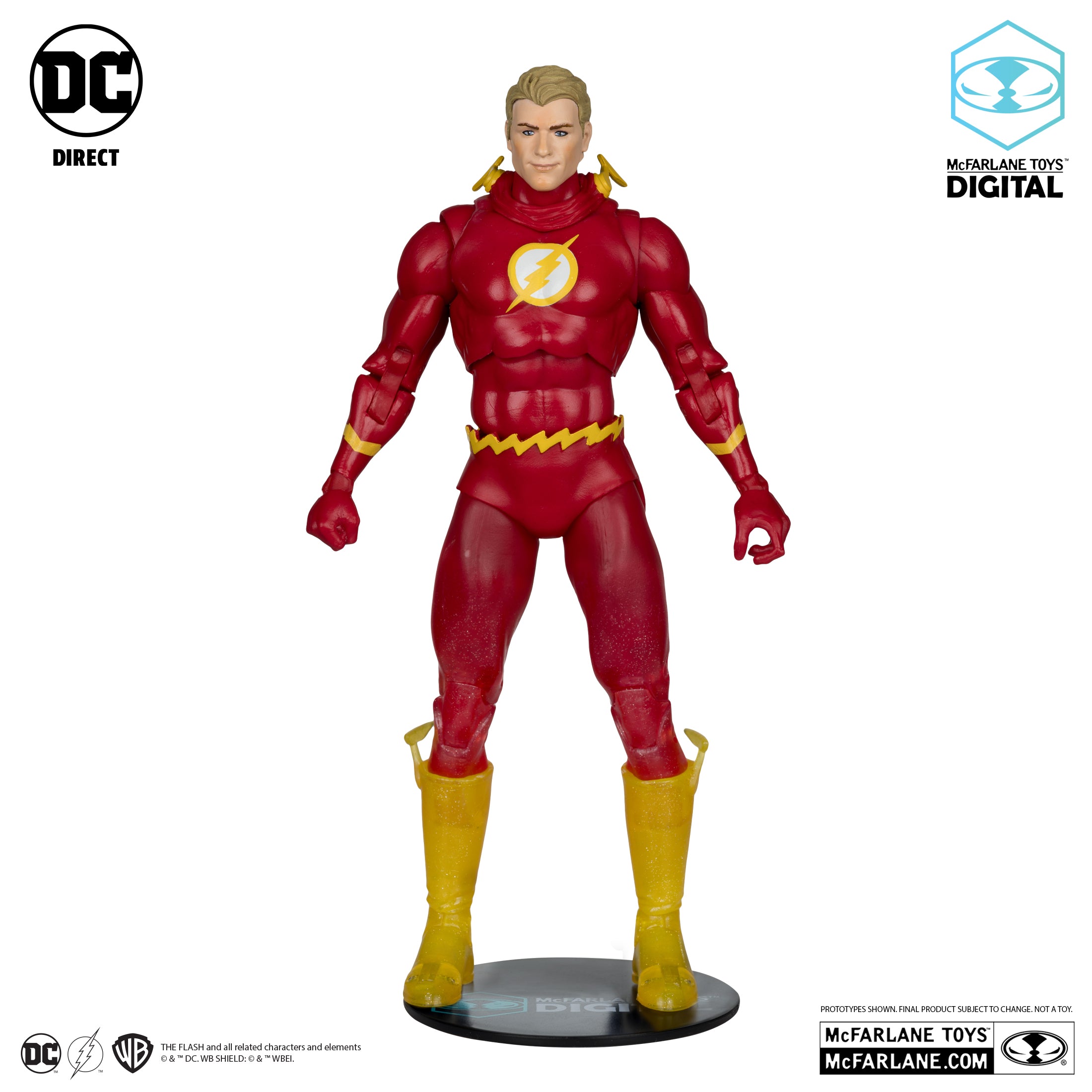 Speed Force The Flash 7 Platinum Edition Action Figure - McFarlane Toys DC Direct Collectible for Display & Superhero Fans - Perfect for Home Decor, Office Display, and DC Comics Collections