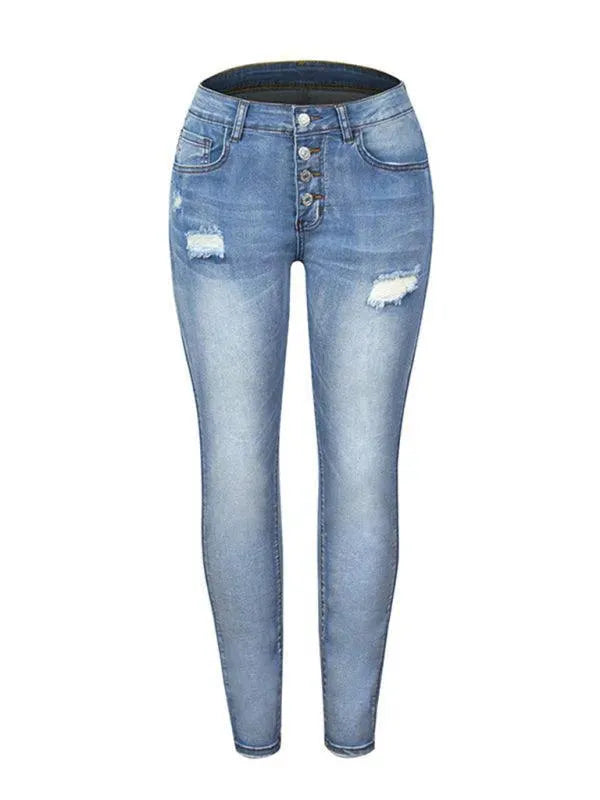 Women's High Waist Stretch Denim Jeans - Comfortable Slim Fit Skinny Jeans for Everyday Casual Wear | Perfect for Work, Dating & Weekend Outfits