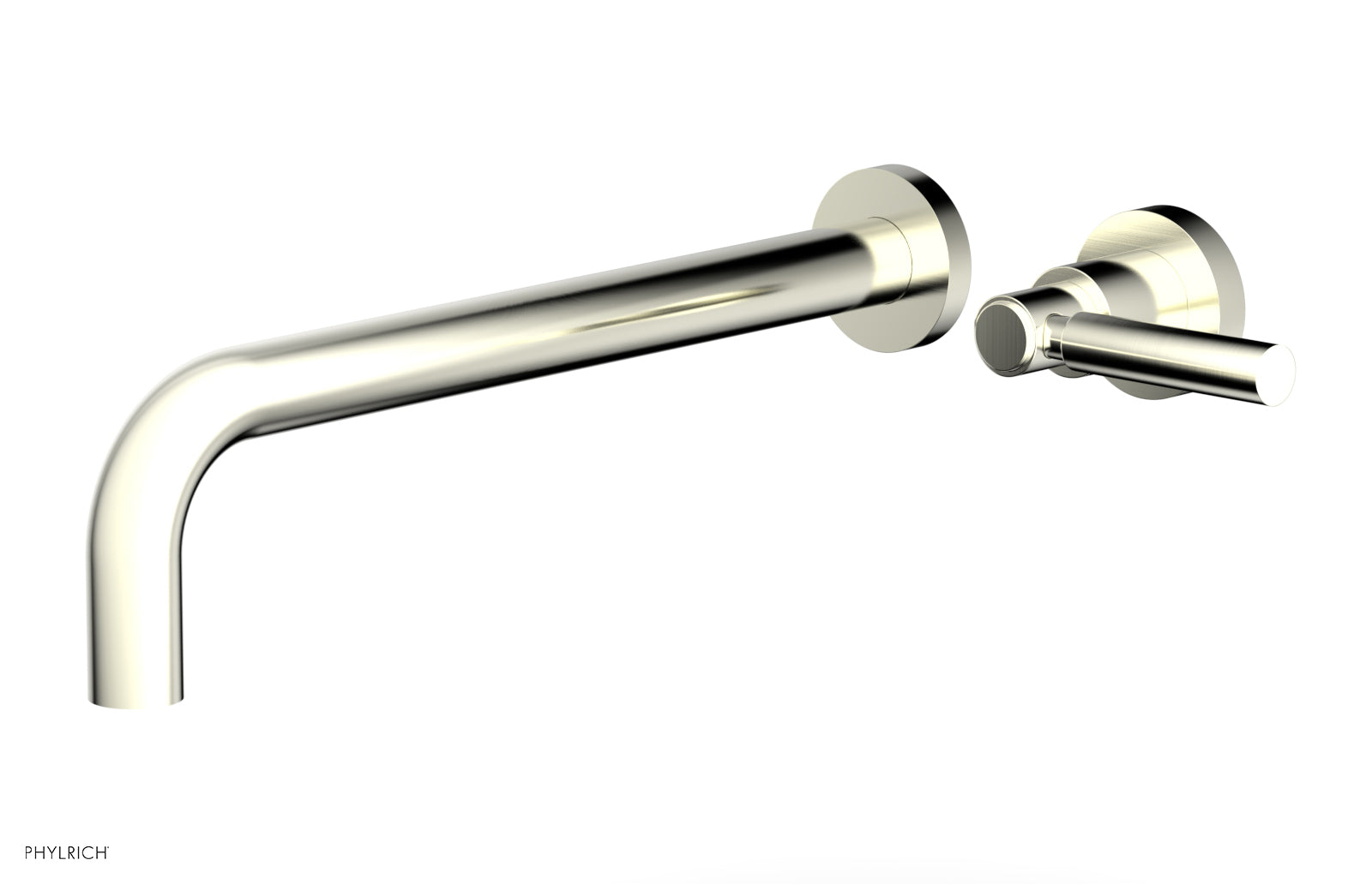 Basic 12 Single Handle Wall Lavatory Faucet Set with Lever Handle D130 17 - Perfect for Bathroom Sink, Powder Room, and Guest Bath Installation