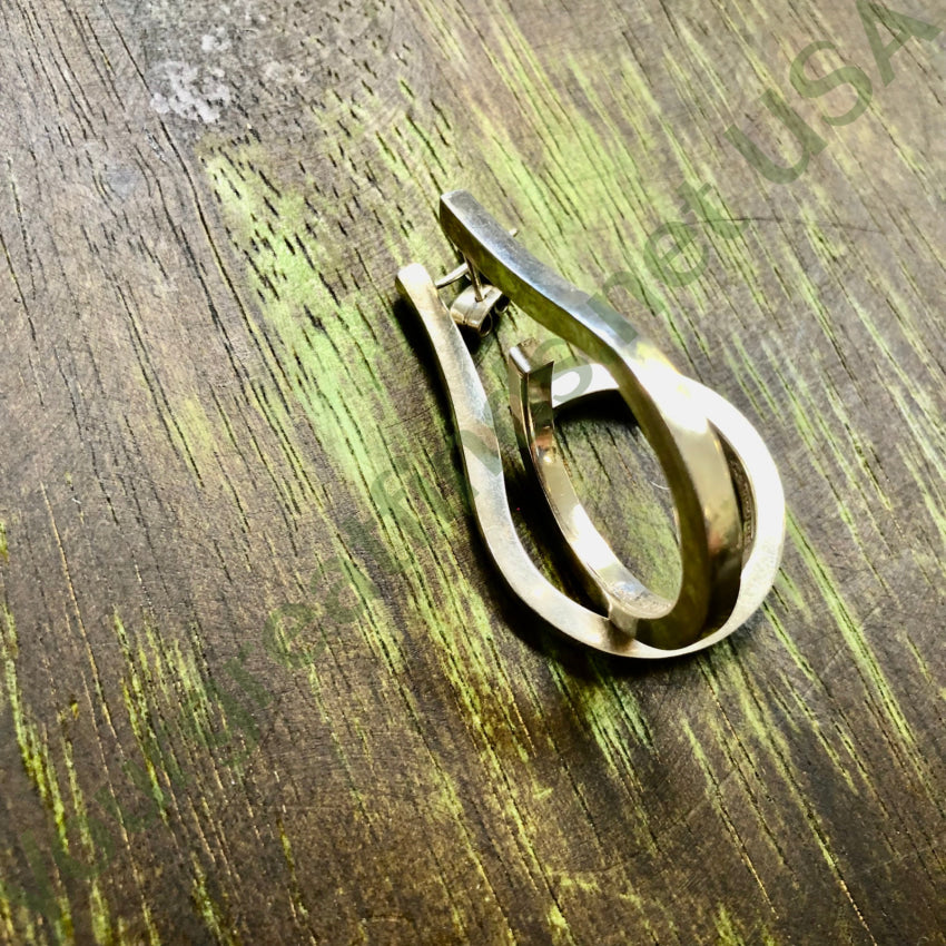Vintage Mexican Maricela Sterling Silver Pierced Earrings - Authentic Handmade 925 Silver Dangle Earrings for Women | Perfect for Boho, Festival & Everyday Wear