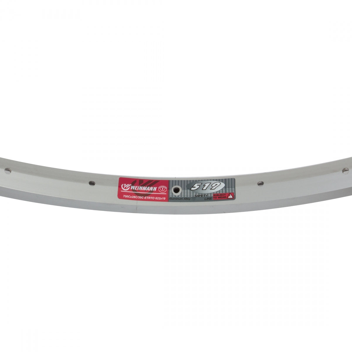 519 Weinmann 700C Silver 32H Bike Rim - Premium Road Cycling Wheel for Men & Women | Perfect for Commuting, Training & Long-Distance Riding