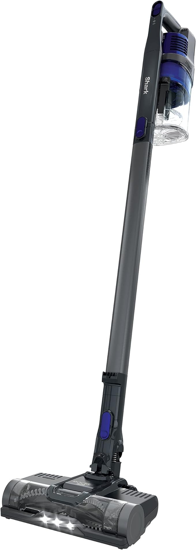 Shark Rocket IX141 Cordless Stick Vacuum - Lightweight, Powerful Suction, Portable & Convenient (Renewed, Gray) - Perfect for Hard Floors, Carpets & Pet Hair Cleaning
