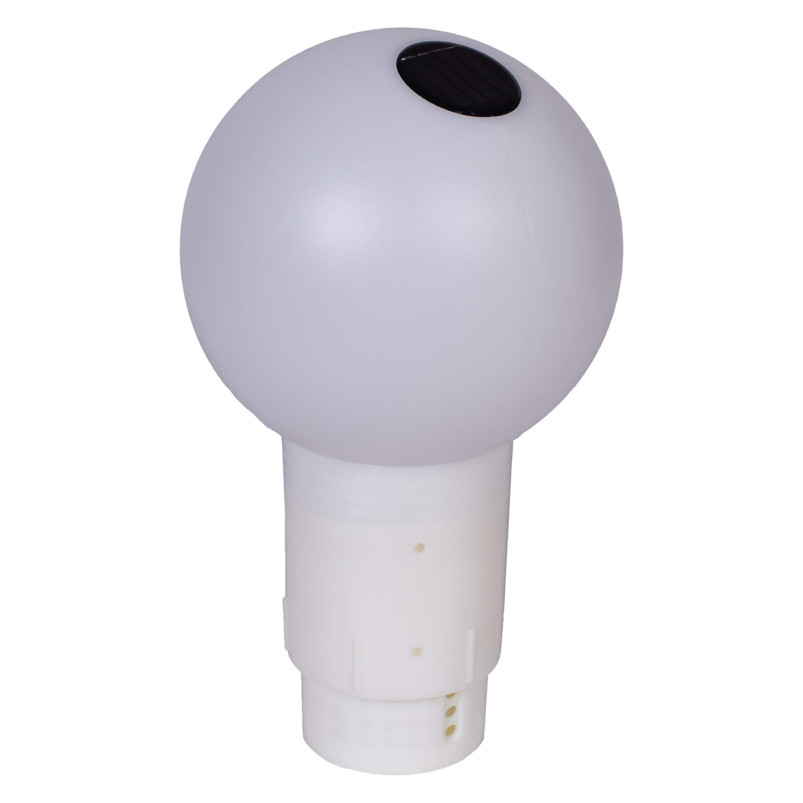 Solar-Powered Pool Chlorinator with LED Lights - 3