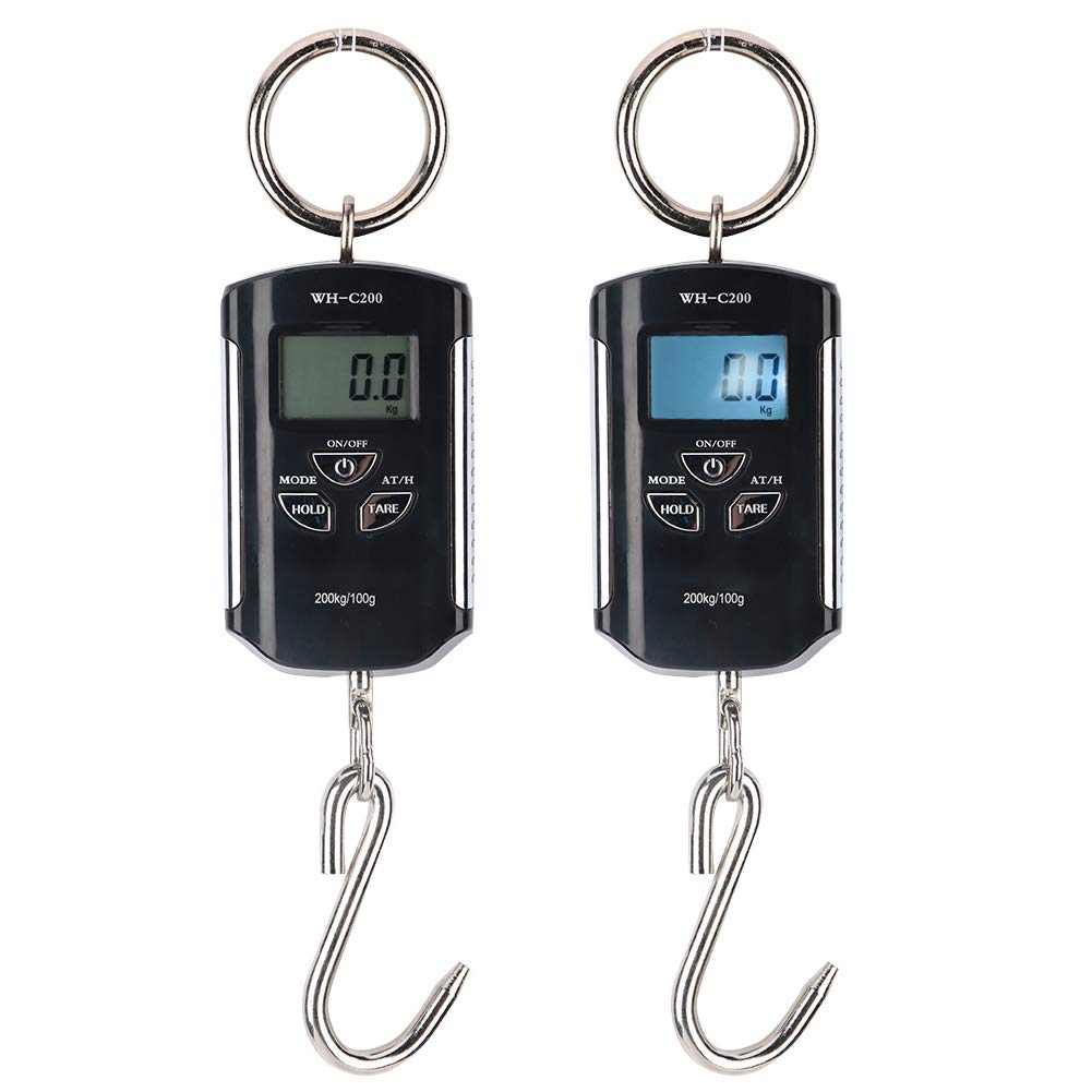 ZGMJ Digital Portable Scale 200KG - High Precision Electronic Hanging Scale for Luggage, Food & Household Items | Waterproof & Easy Carry | Perfect for Travel, Shipping, Kitchen & DIY Projects (Default Color)