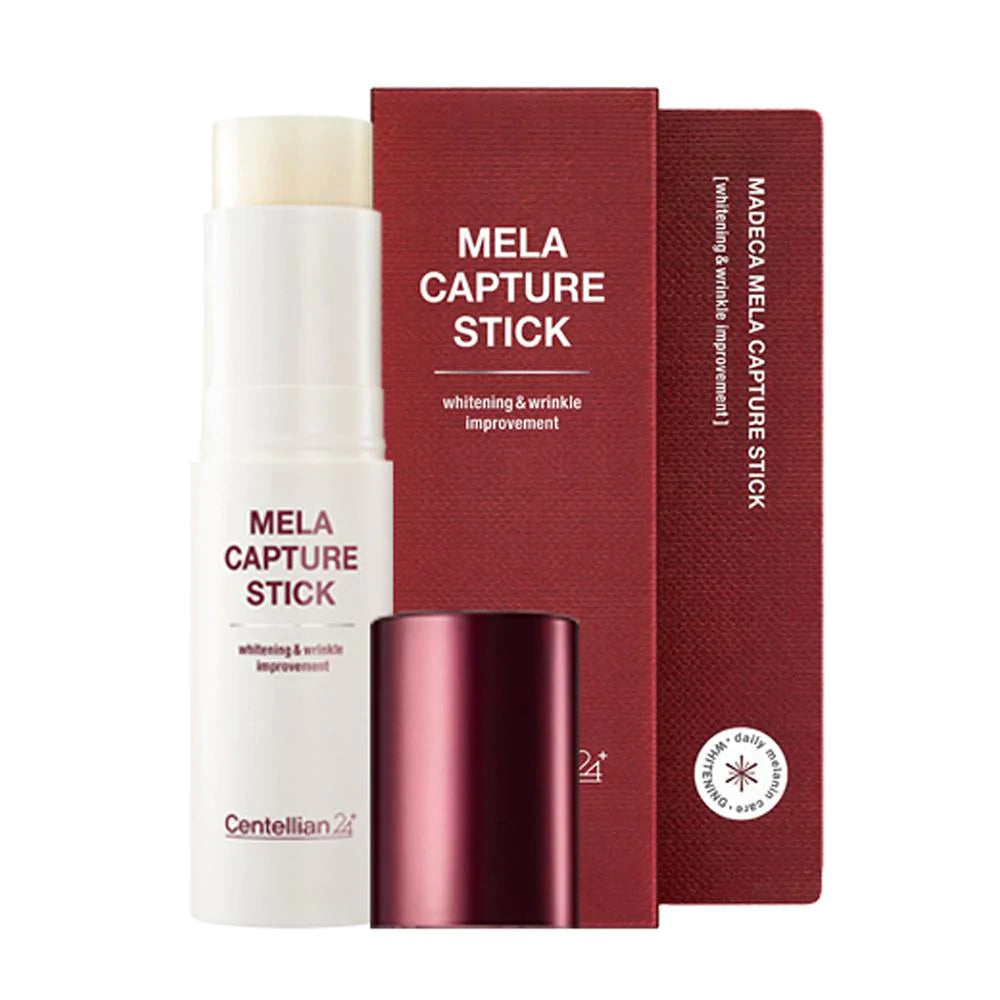 Centellian24 Madeca Mela Capture Stick 10g - Brightening & Anti-Aging Face Stick for Dark Spots & Wrinkles | Perfect for Travel & On-The-Go Skincare