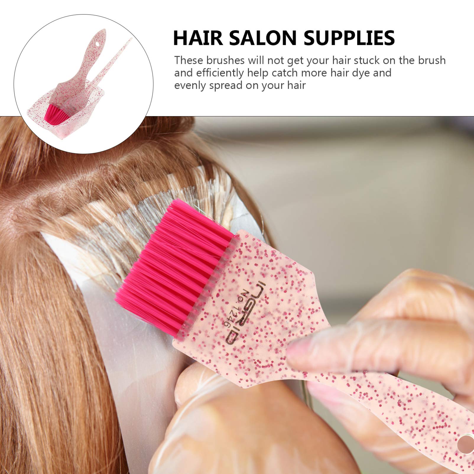 Lurrose Hair Dye Kit - Professional Coloring Brush & Bowl Set for Home Use