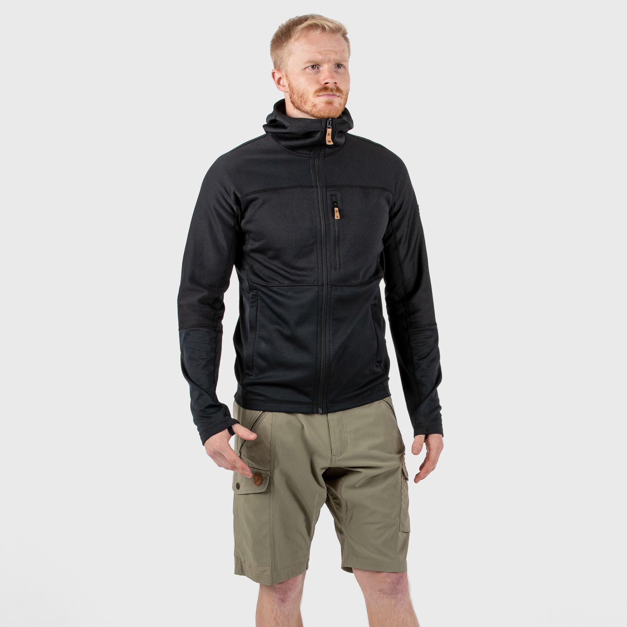 Men's Abisko Trail Fleece Jacket - Lightweight Hiking & Outdoor Fleece for Camping, Backpacking & Cold Weather Activities
