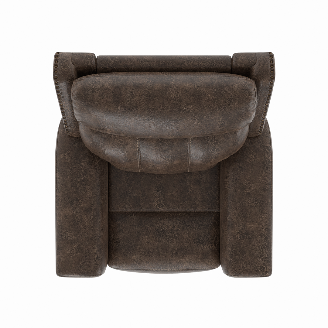 Quade Manual Glider Recliner Chair - Comfortable Rocking Swivel Lounge Chair for Living Room, Nursery & Bedroom - Perfect for Relaxing, Nursing & Reading