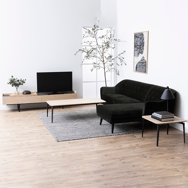 BROGAN 200cm Natural Wood TV Stand Entertainment Unit - Stylish Media Console for Living Room, Bedroom & Home Theater
