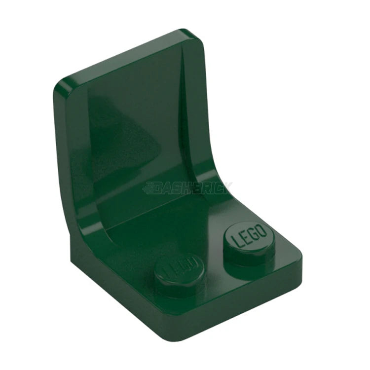 LEGO Minifigure Seat/Chair 2x2 Dark Green Building Block Accessory [4079b] 4538760 - Perfect for LEGO City, Castle & DIY Scenes