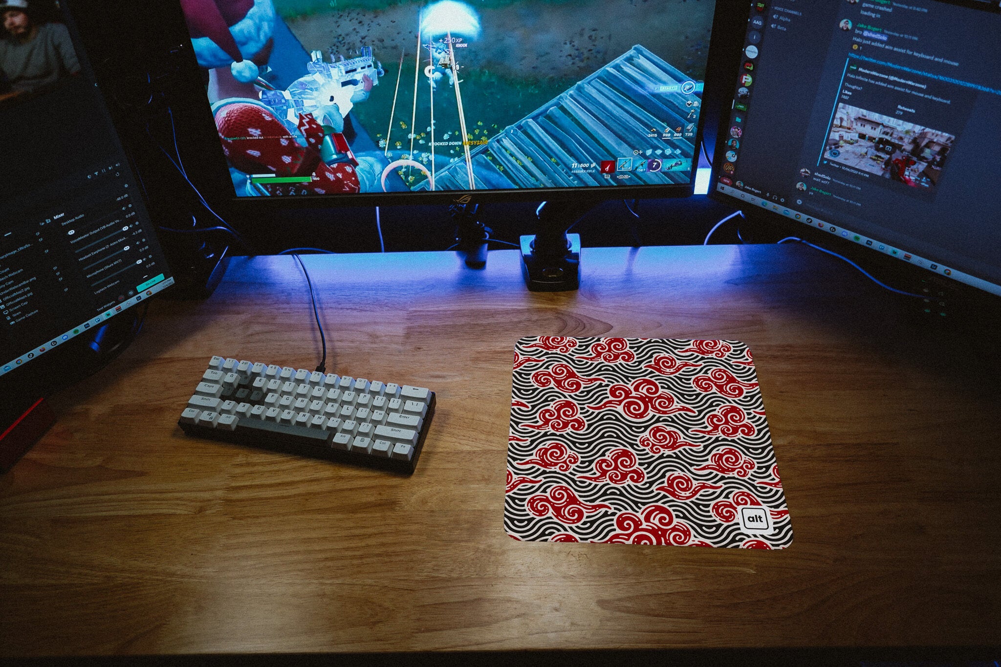Anime Cloud Design Gaming Mouse Pad - Non-Slip Rubber Base for PC & Laptop - Perfect for Gaming, Office Work & Home Use