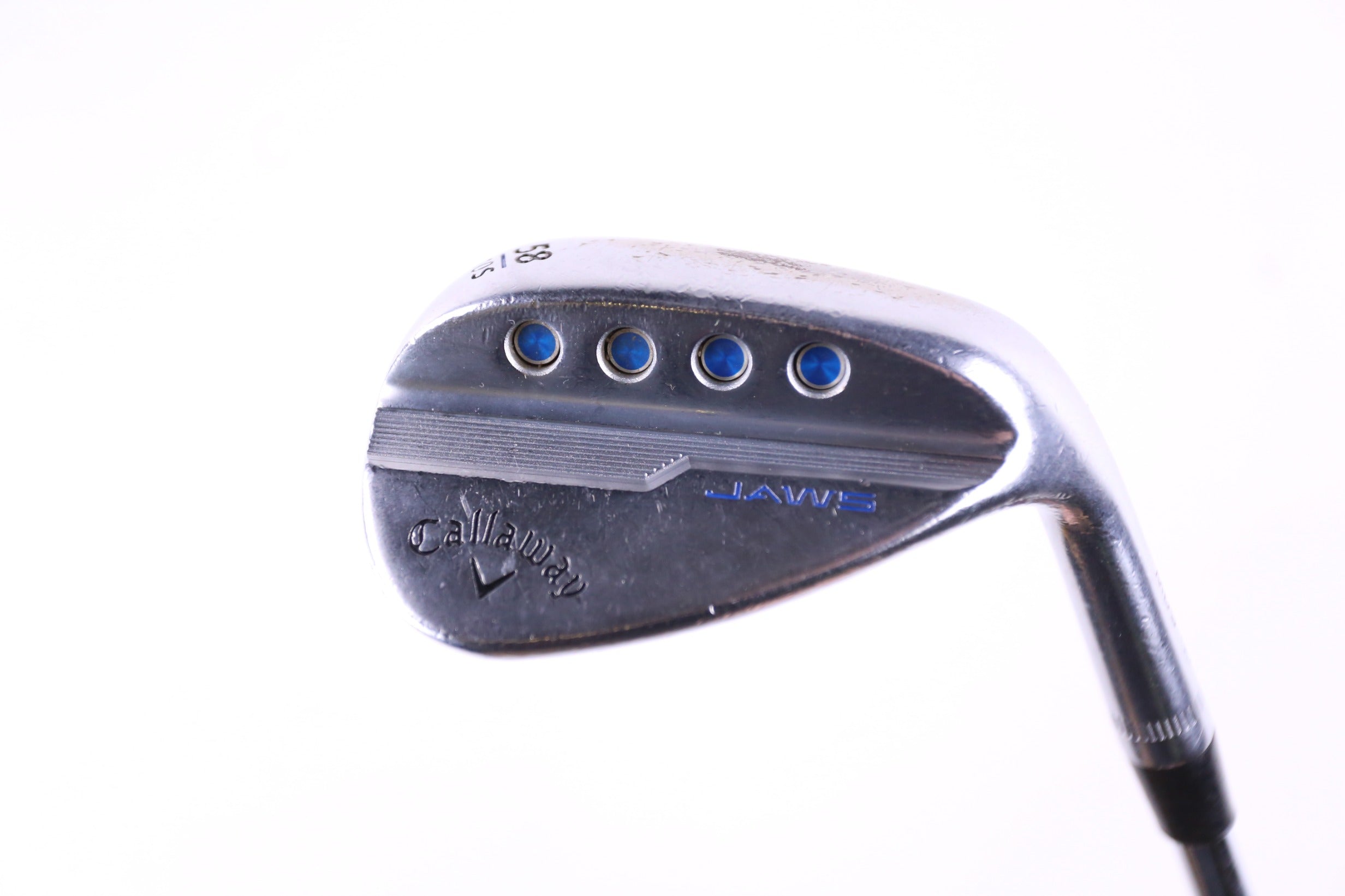 Used Callaway MD5 JAWS Chrome Lob Wedge 58° Right Handed Stiff Flex Golf Club - Perfect for Short Game Shots, Bunker Play & High Loft Approaches