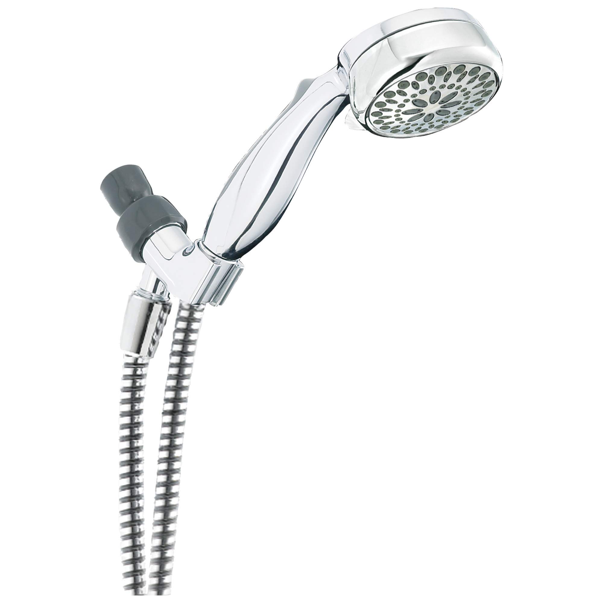Delta Faucet 7-Spray Touch-Clean Handheld Shower Head with Hose - Chrome 75700 - High Pressure Showerhead for Bathroom, Spa & Relaxation - Easy Installation & Water Saving Design